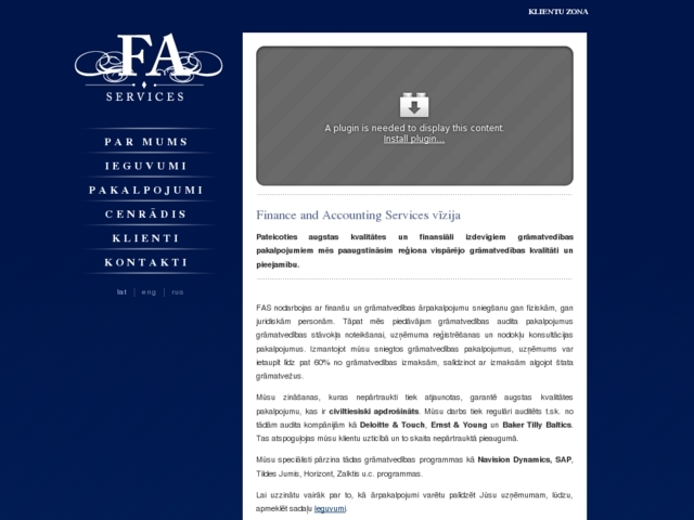 Finance and Accounting Services, SIA