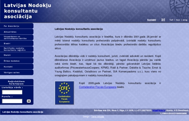 Latvijas nodokļu konsultantu asociācija, AS